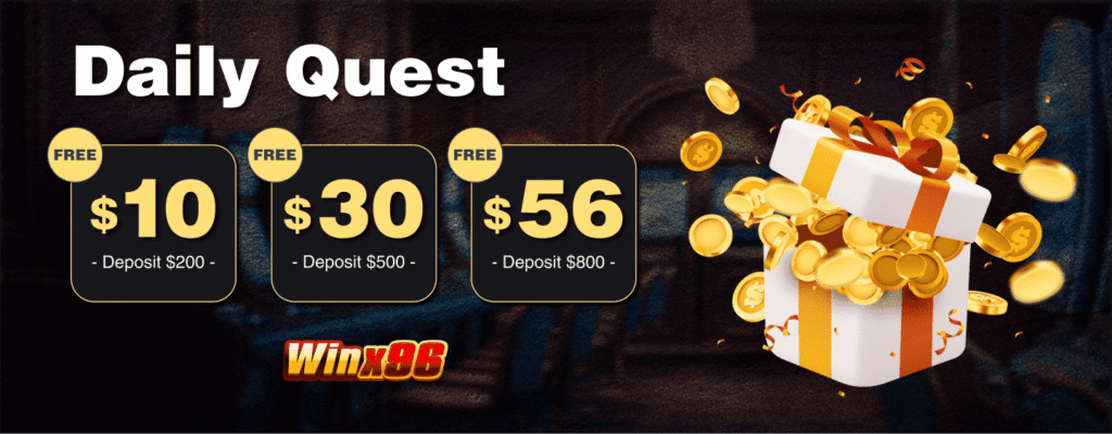winx96 daily quest bonus banner