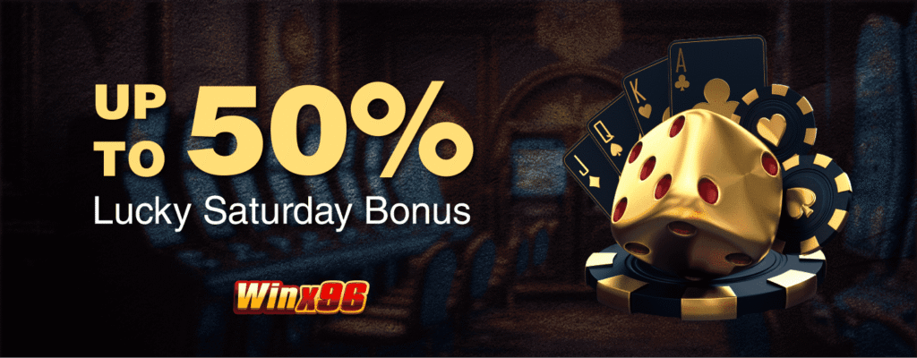 winx96 lucky saturday bonus banner