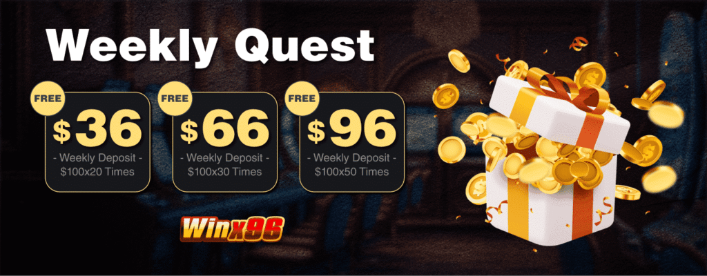 winx96 weekly quest bonus banner